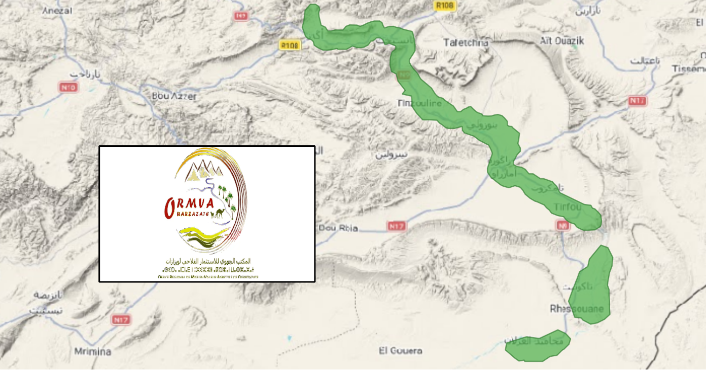 Périmètre d'irrigation Ouarzazate